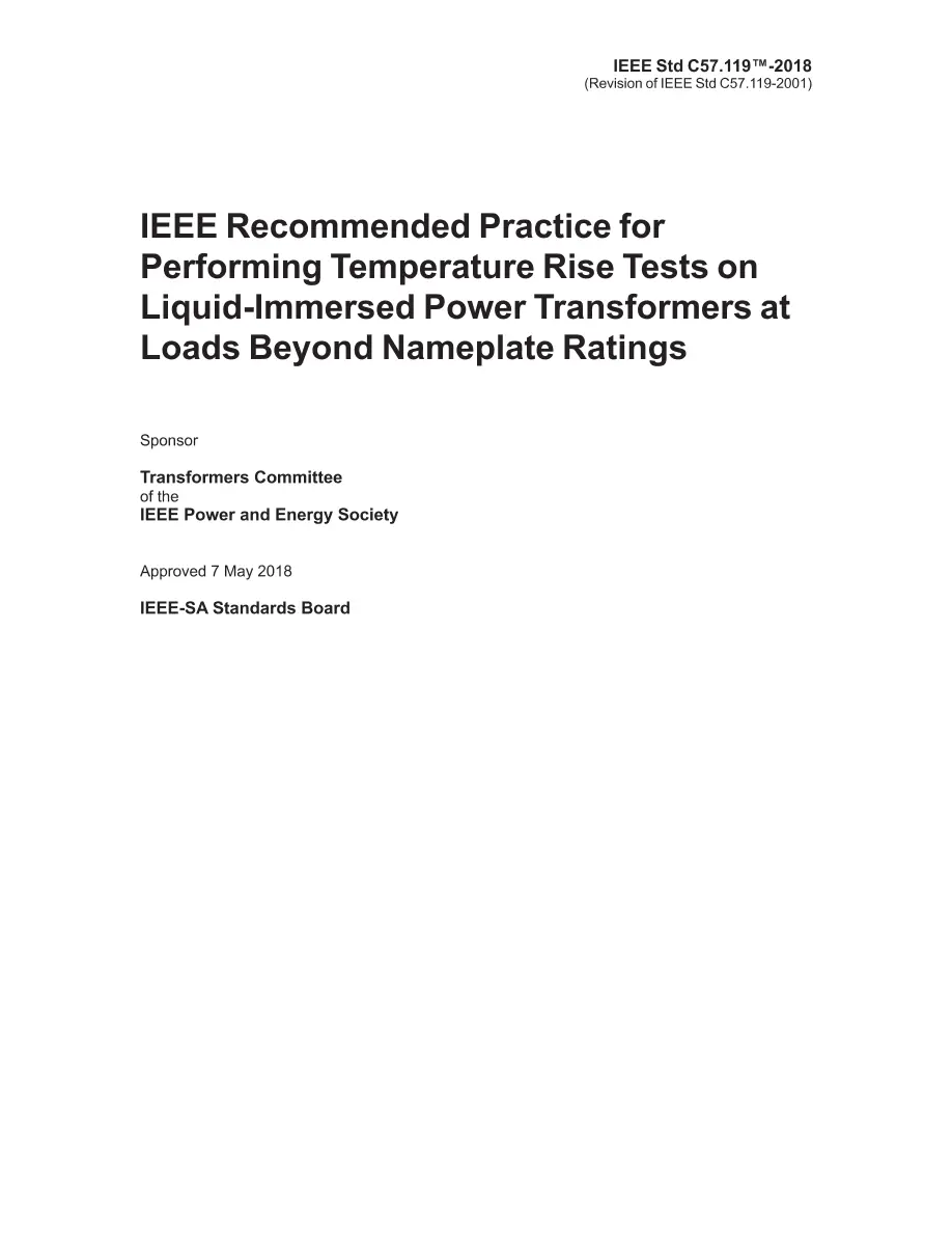 IEEE C57.119-2018 pdf