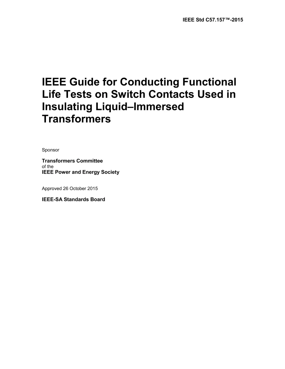 IEEE C57.157-2015 pdf