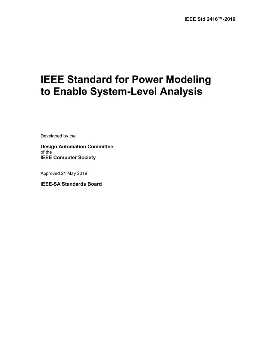 IEEE 2416-2019 pdf