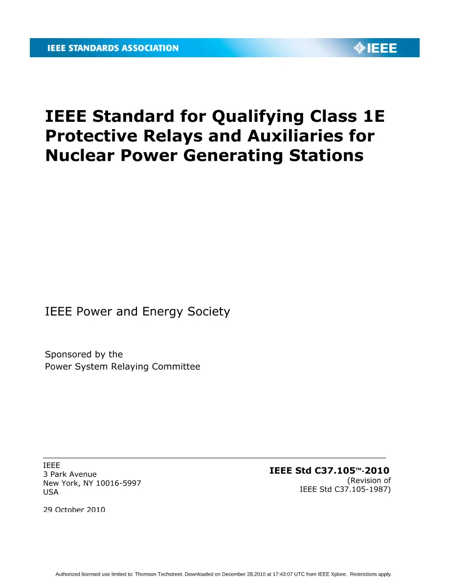 IEEE C37.105-2010 pdf