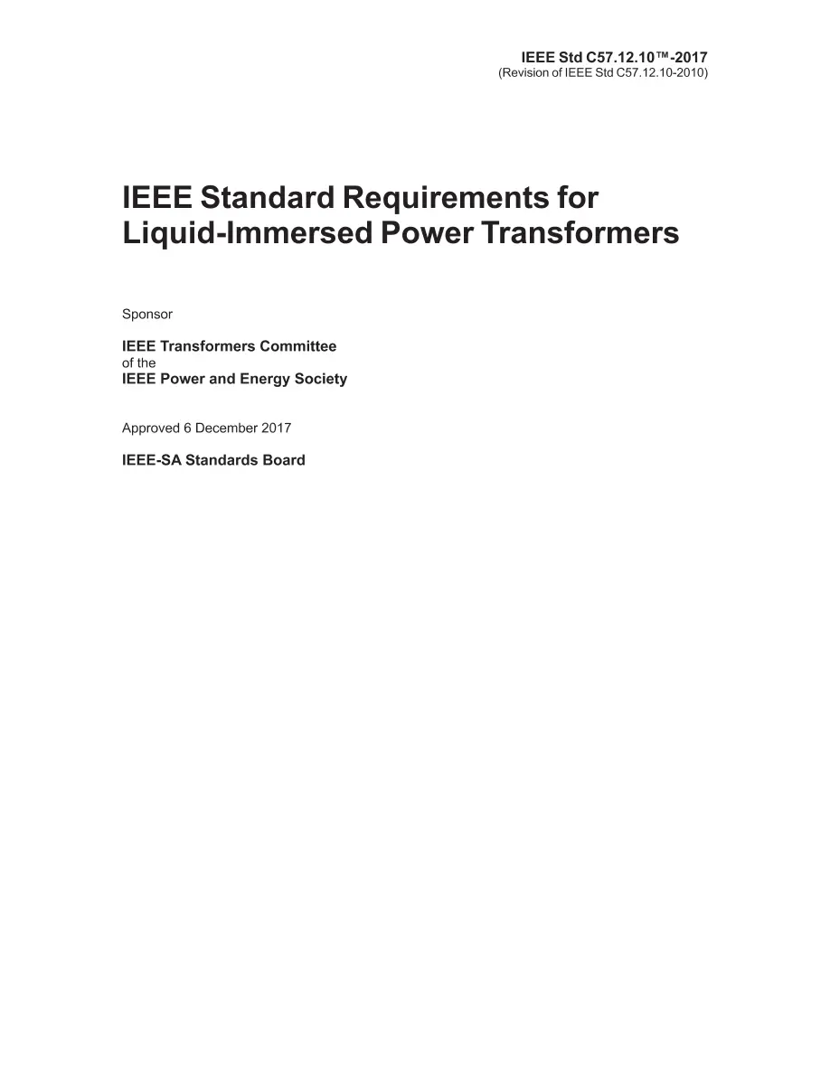 IEEE C57.12.10-2017 pdf