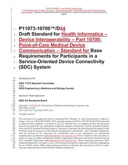 IEEE 11073-10700-2022 pdf