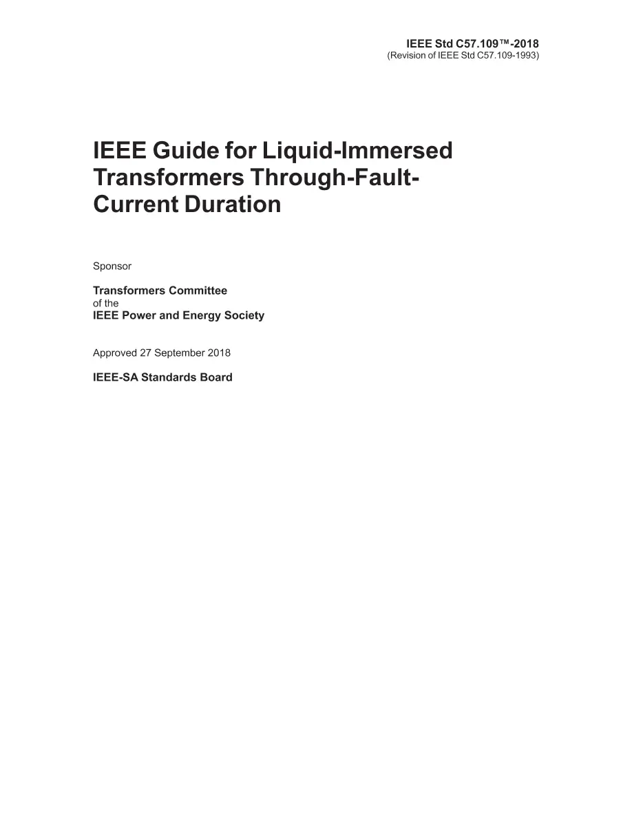 IEEE C57.109-2018 pdf