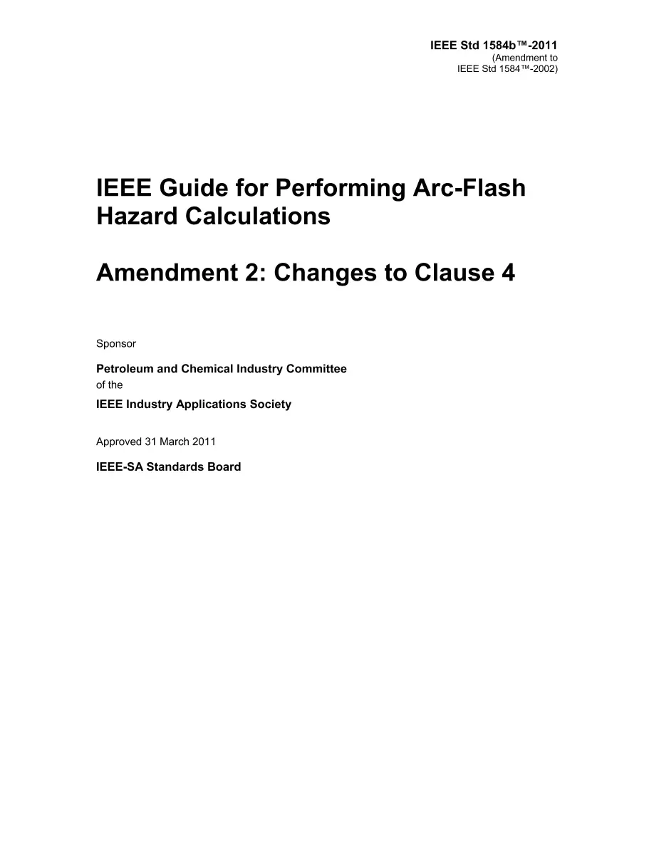 IEEE 1584b-2011 pdf