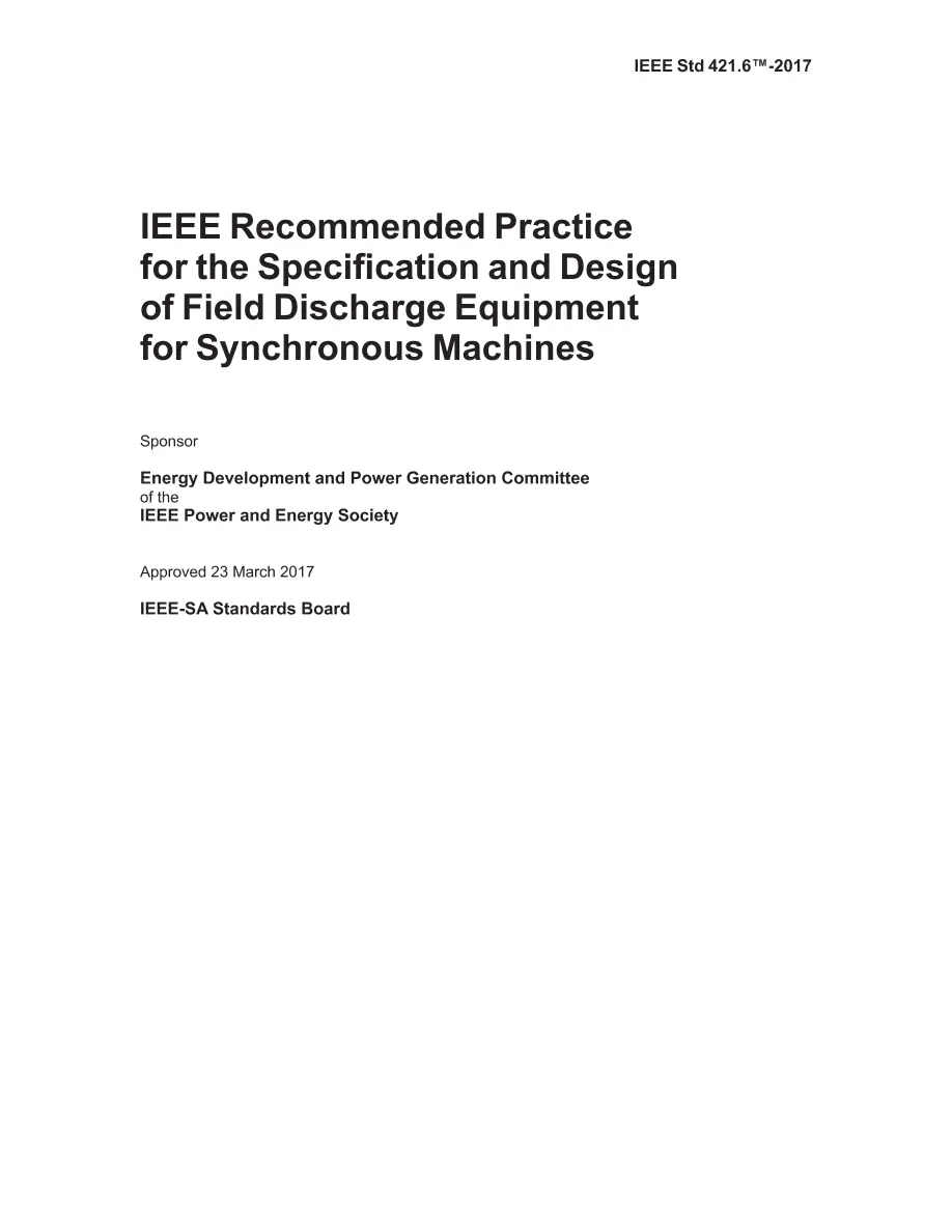 IEEE 421.6-2017 pdf