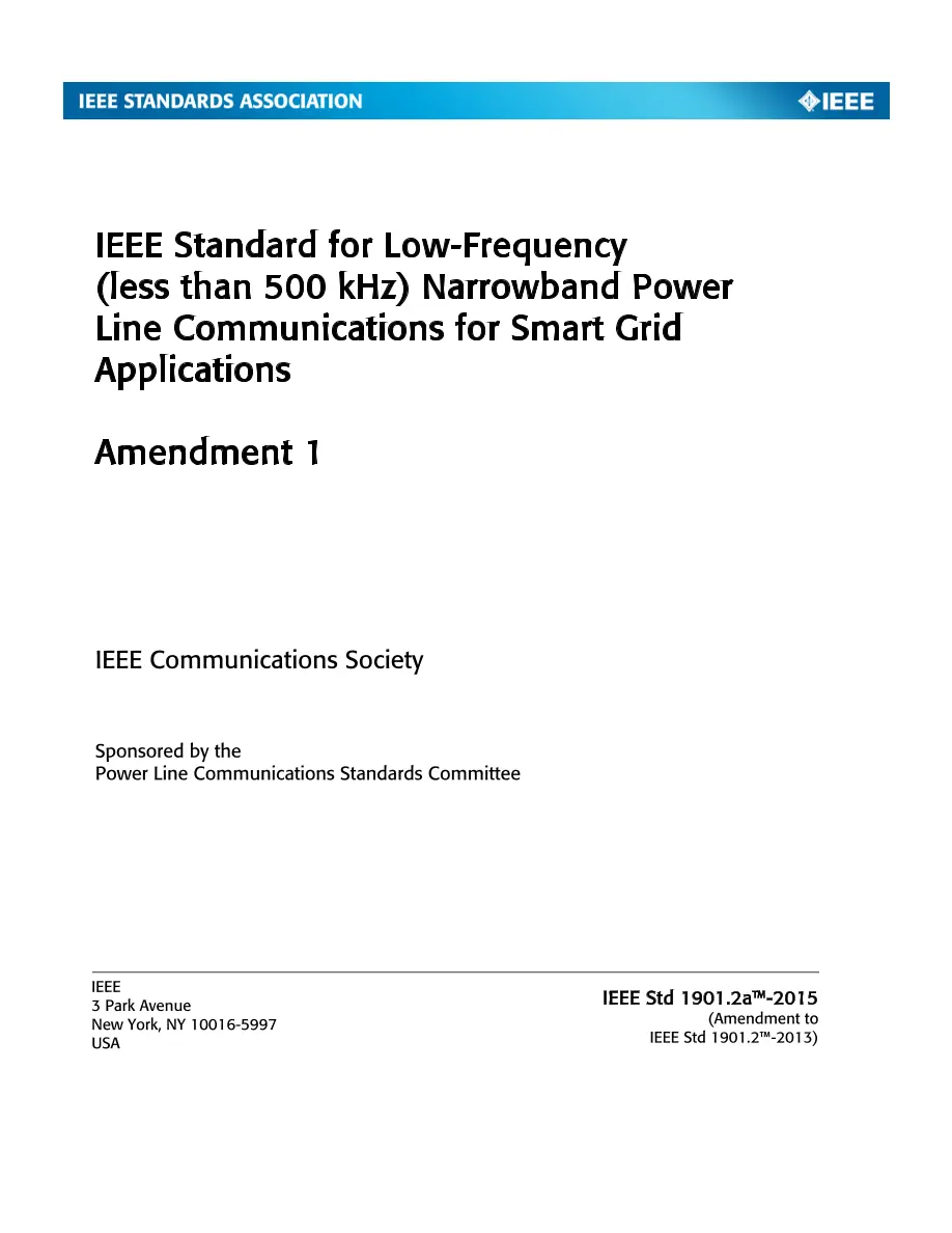 IEEE 1901.2a-2015 pdf