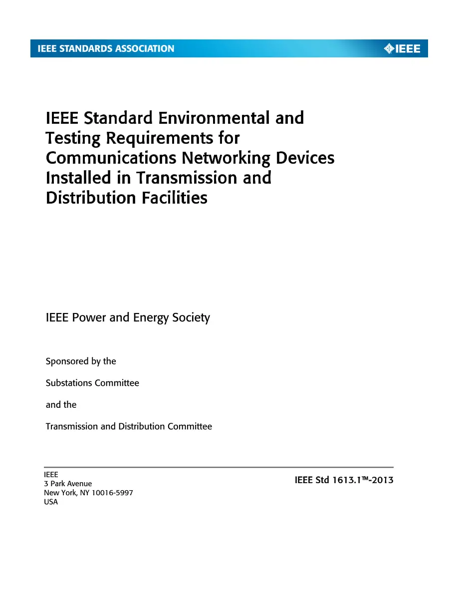 IEEE 1613.1-2013 pdf