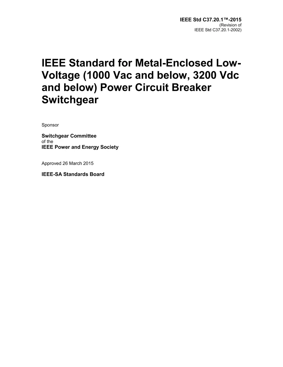 IEEE C37.20.1-2015 pdf