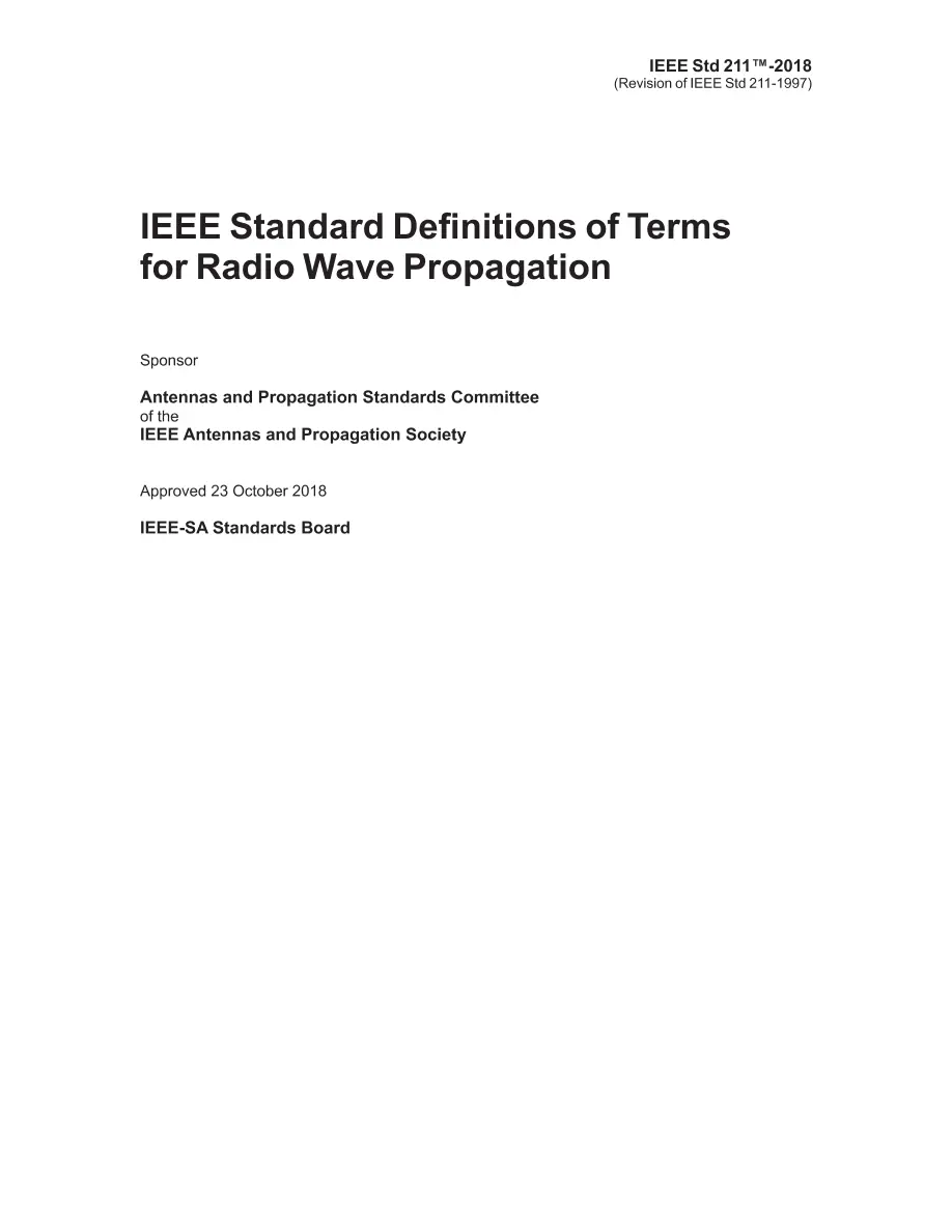 IEEE 211-2018 pdf