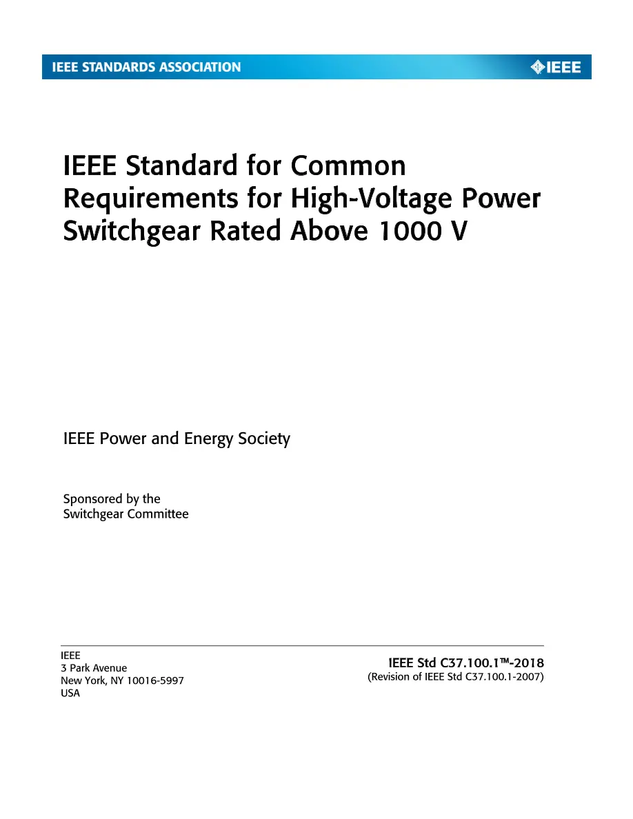 IEEE C37.100.1-2018 pdf