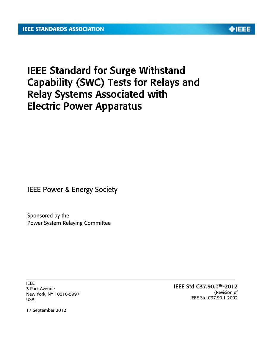 IEEE C37.90.1-2012 pdf