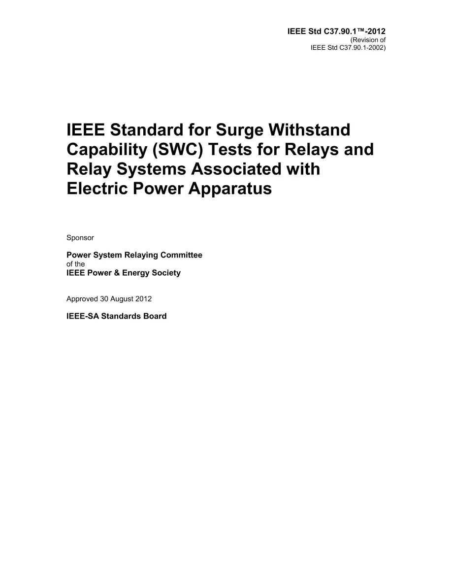 IEEE C37.90.1-2012 pdf