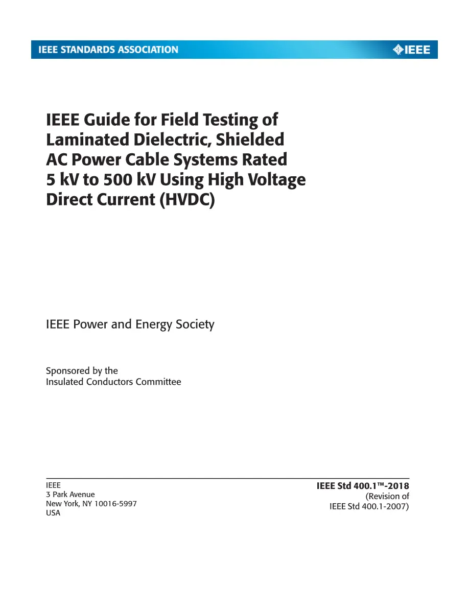 IEEE 400.1-2018 pdf