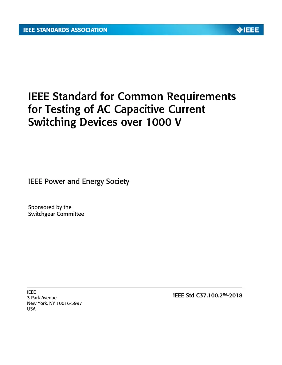 IEEE C37.100.2-2018 pdf