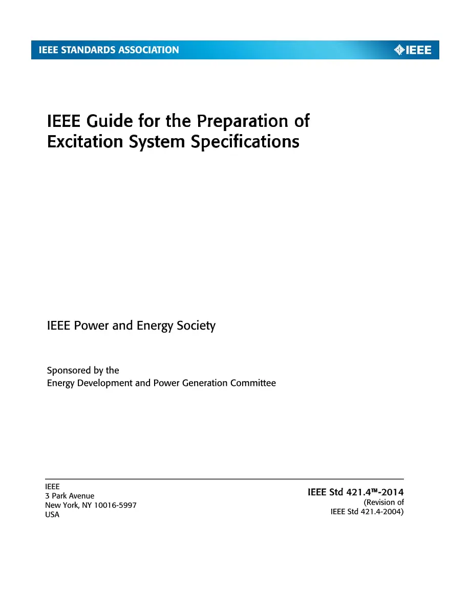 IEEE 421.4-2014 pdf