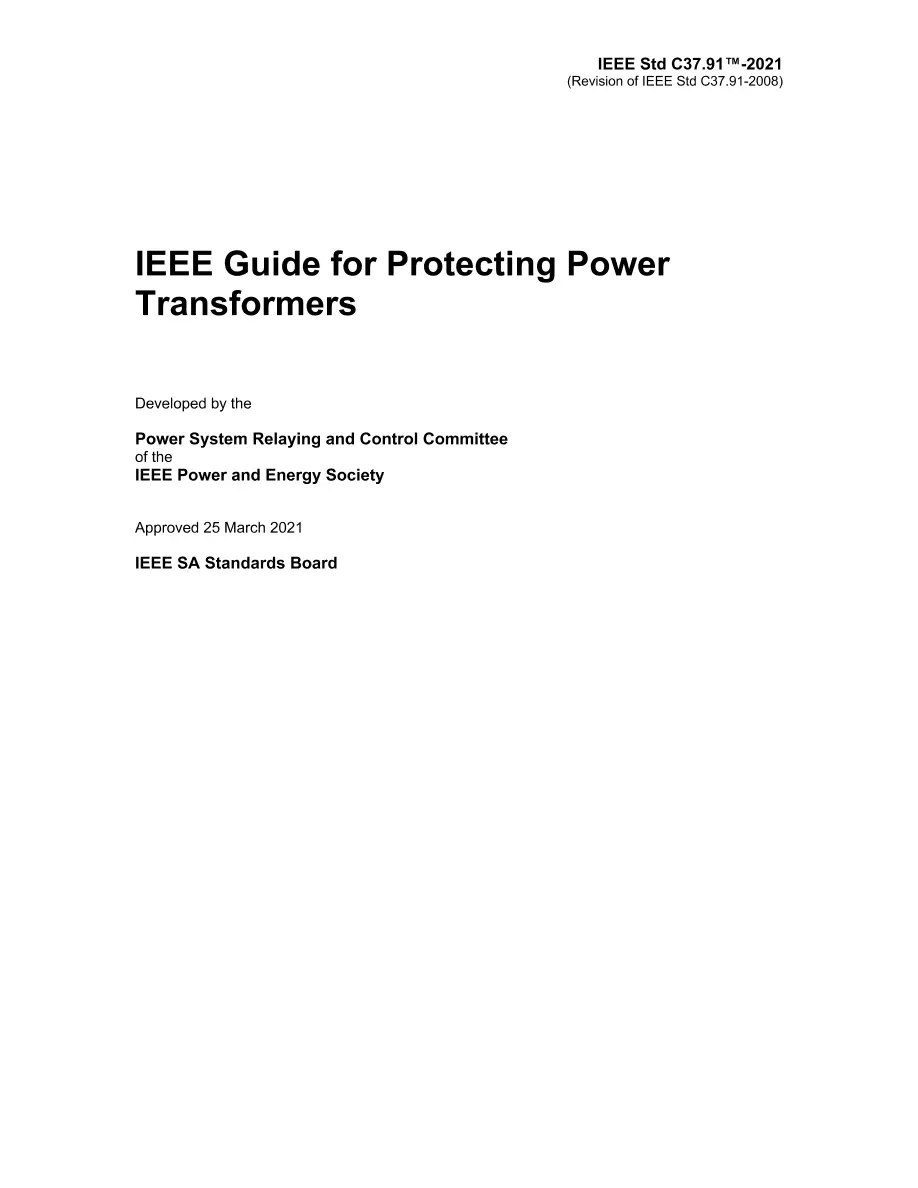 IEEE C37.91-2021 pdf