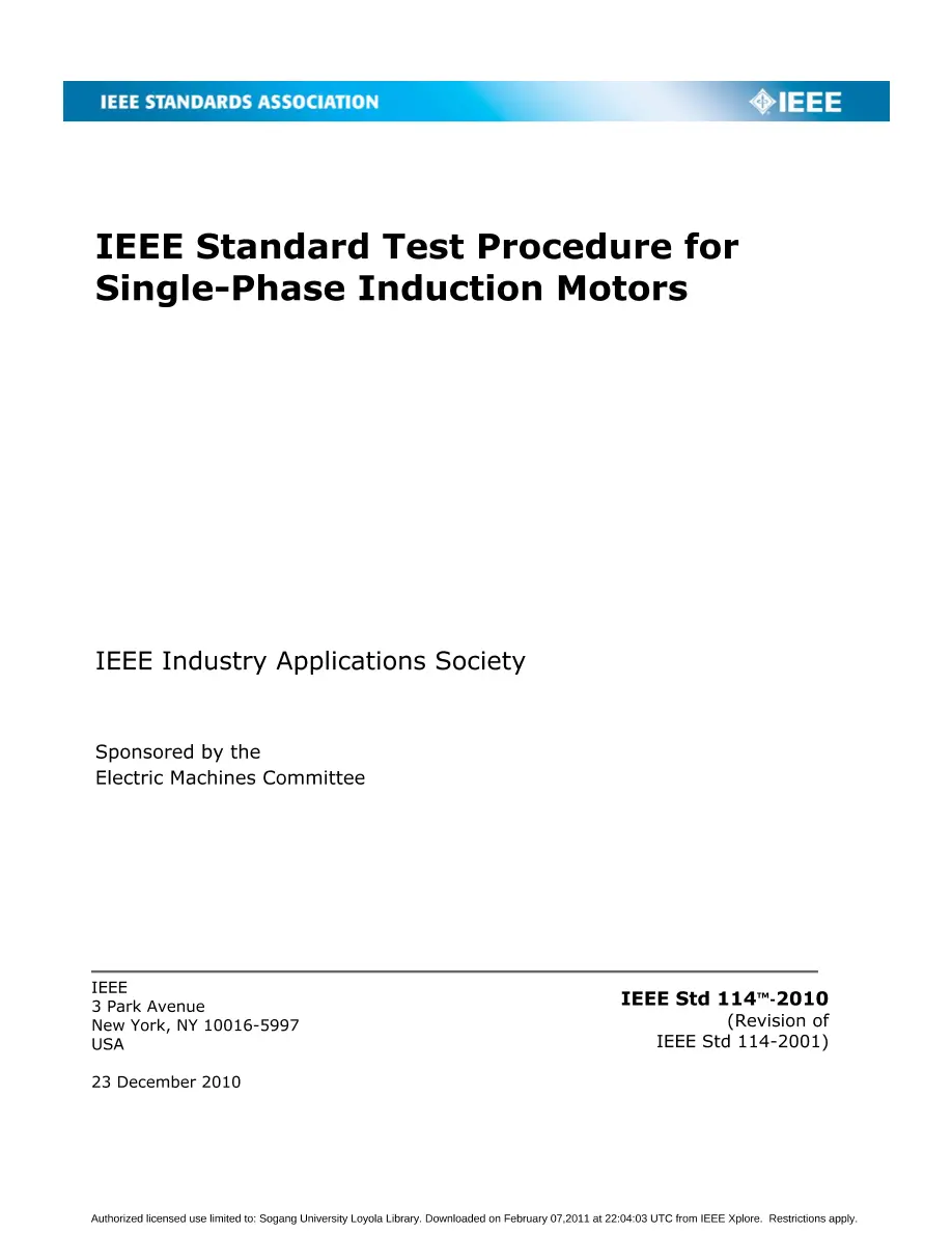 IEEE 114-2010 pdf