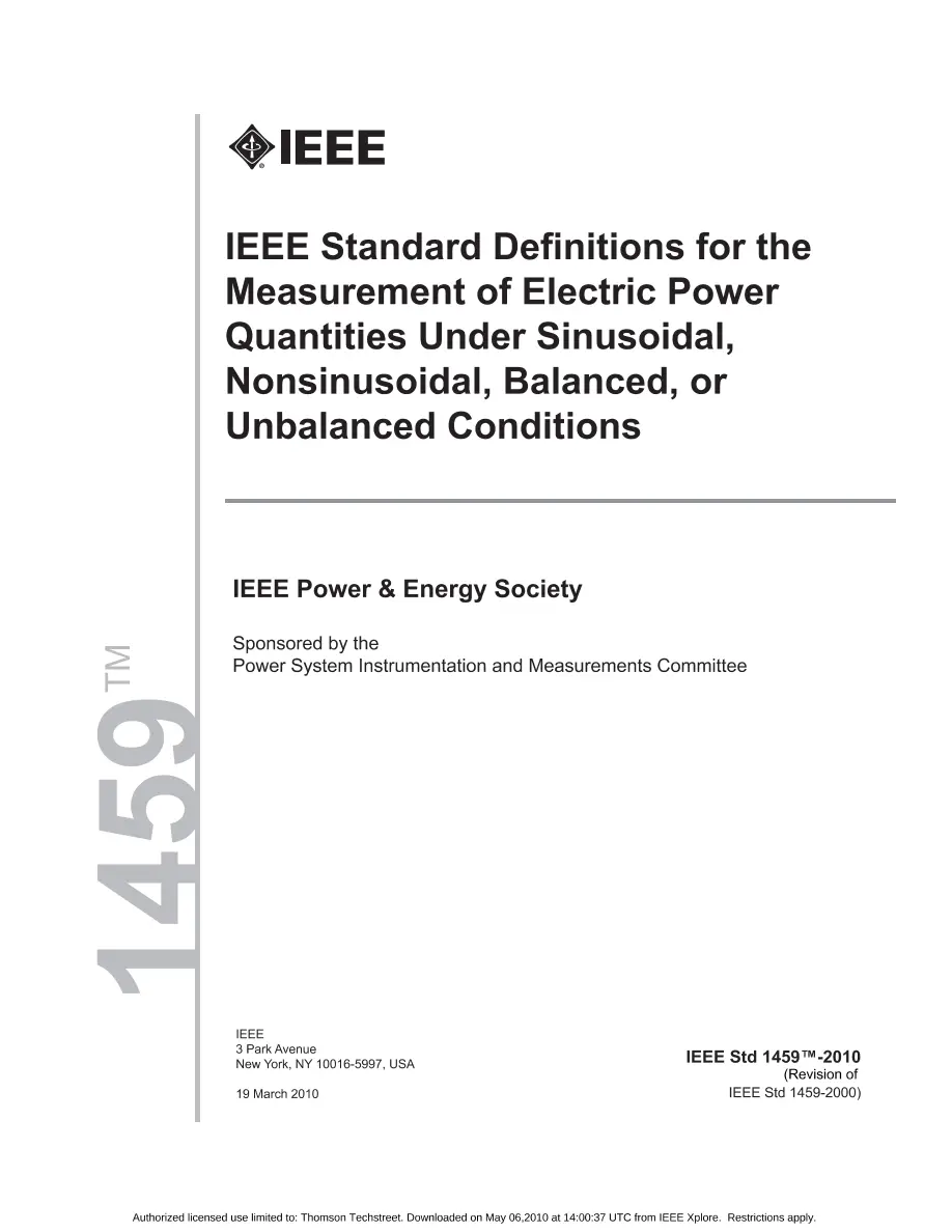 IEEE 1459-2010 pdf