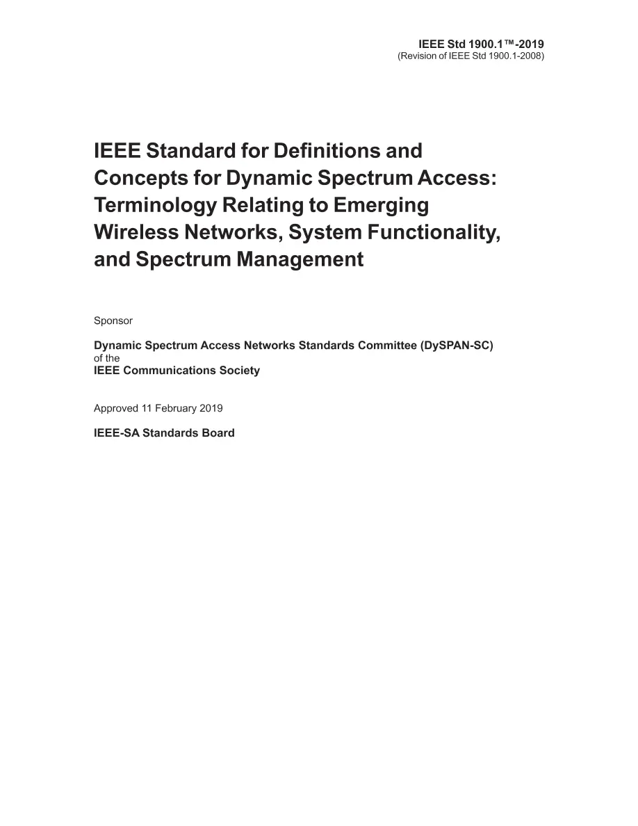 IEEE 1900.1-2019 pdf