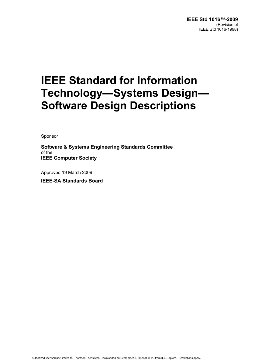 IEEE 1016-2009 pdf