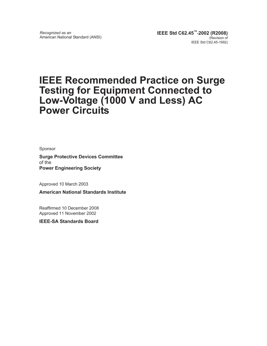 IEEE C62.45-2002 pdf