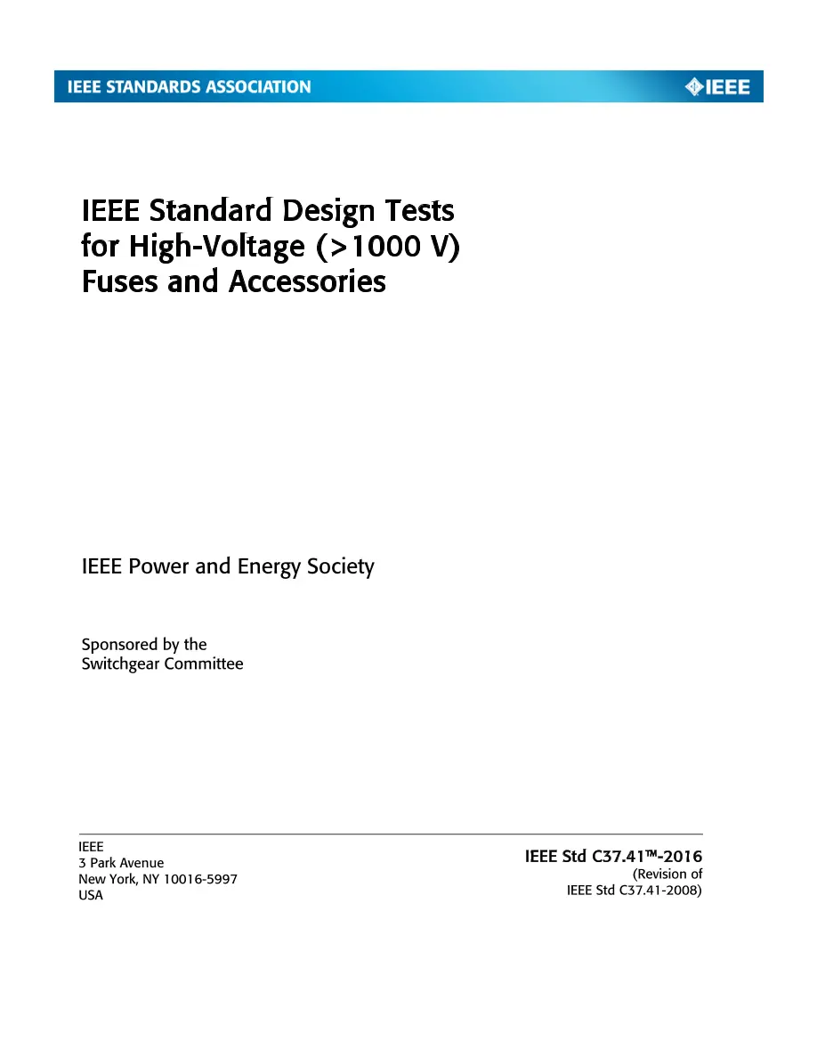 IEEE C37.41-2016 pdf