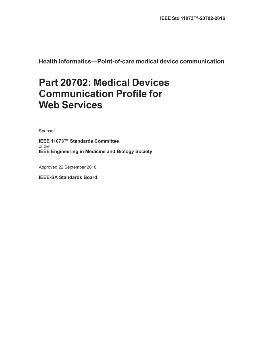 IEEE 11073-20702-2016 pdf