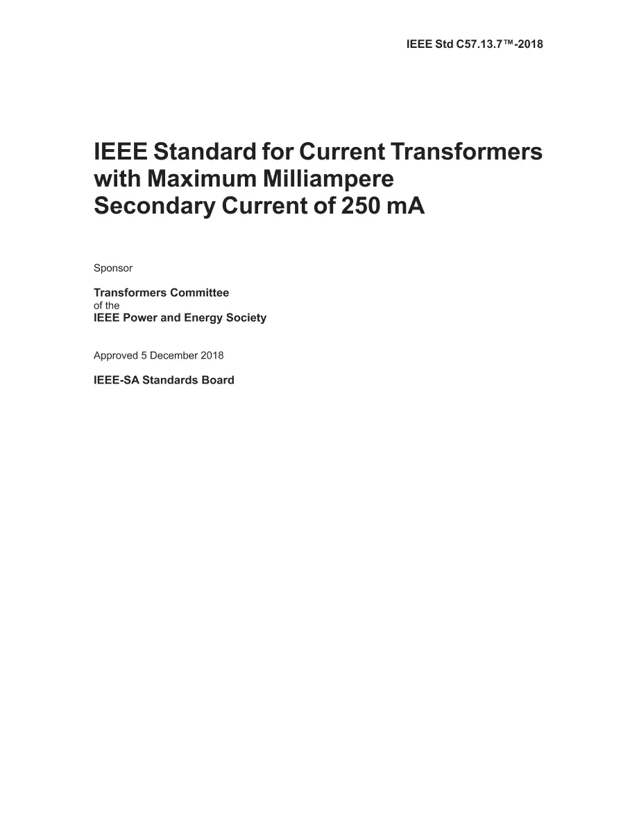 IEEE C57.13.7-2018 pdf