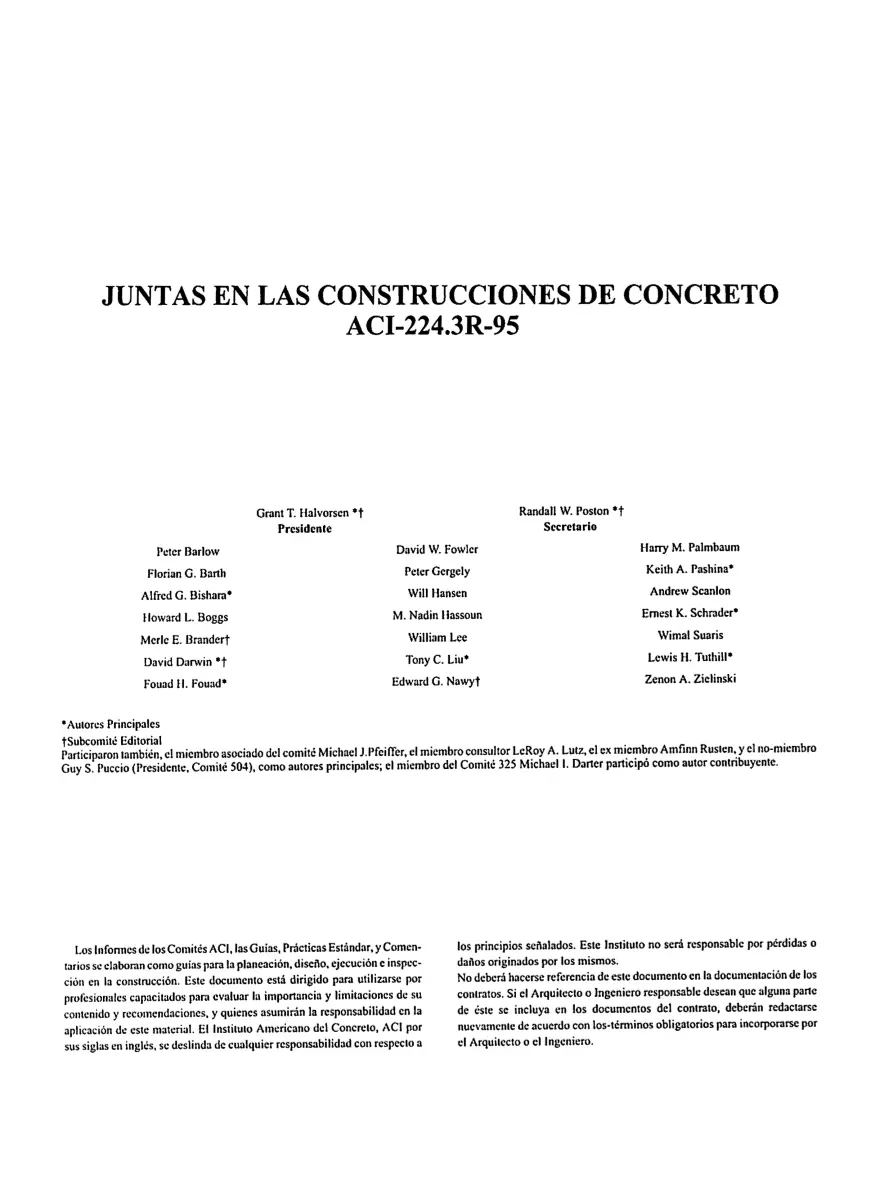 ACI 224.3RS-95 pdf