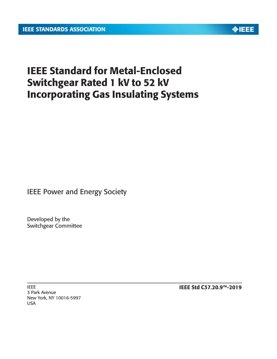 IEEE C37.20.9-2019 pdf