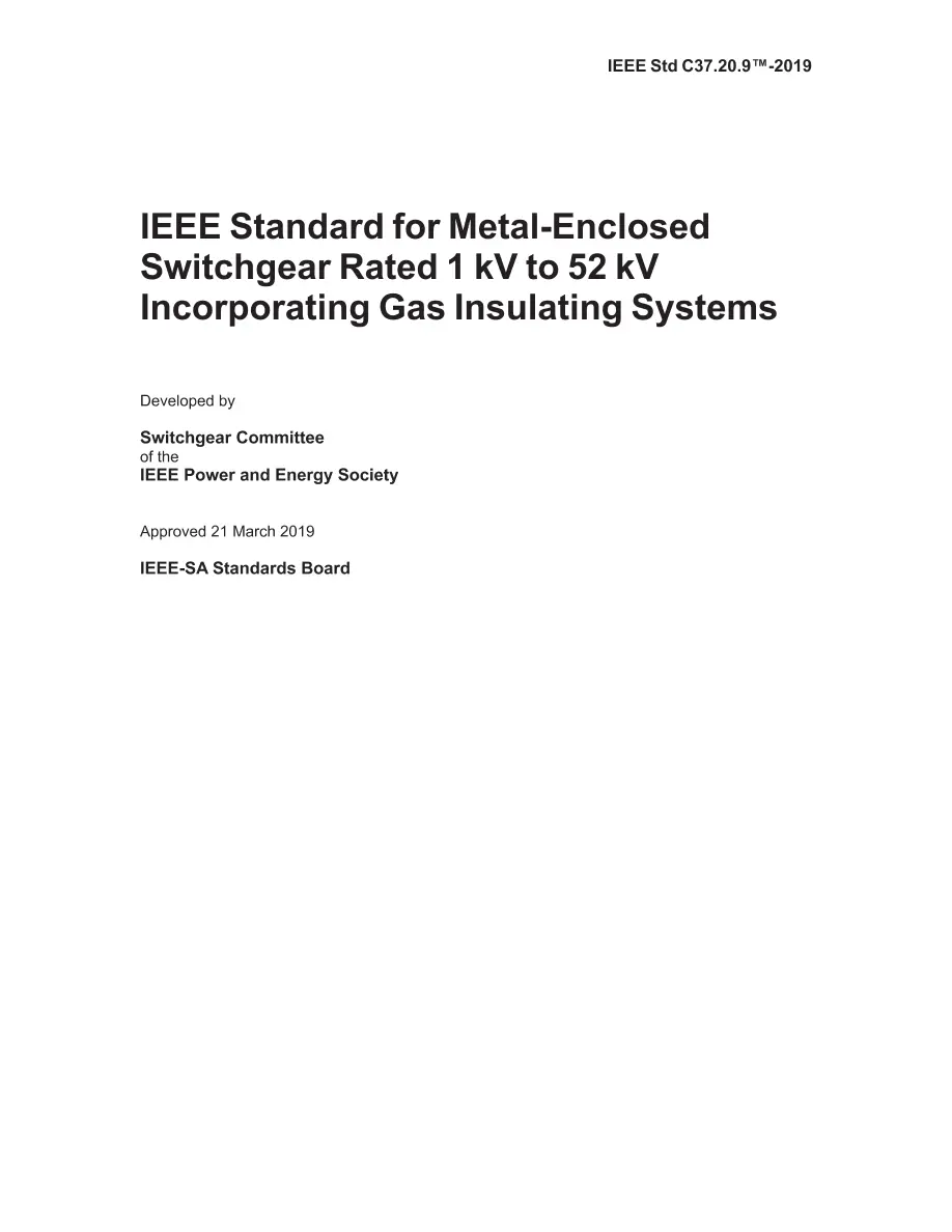 IEEE C37.20.9-2019 pdf