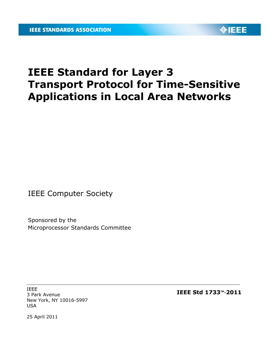 IEEE 1733-2011 pdf