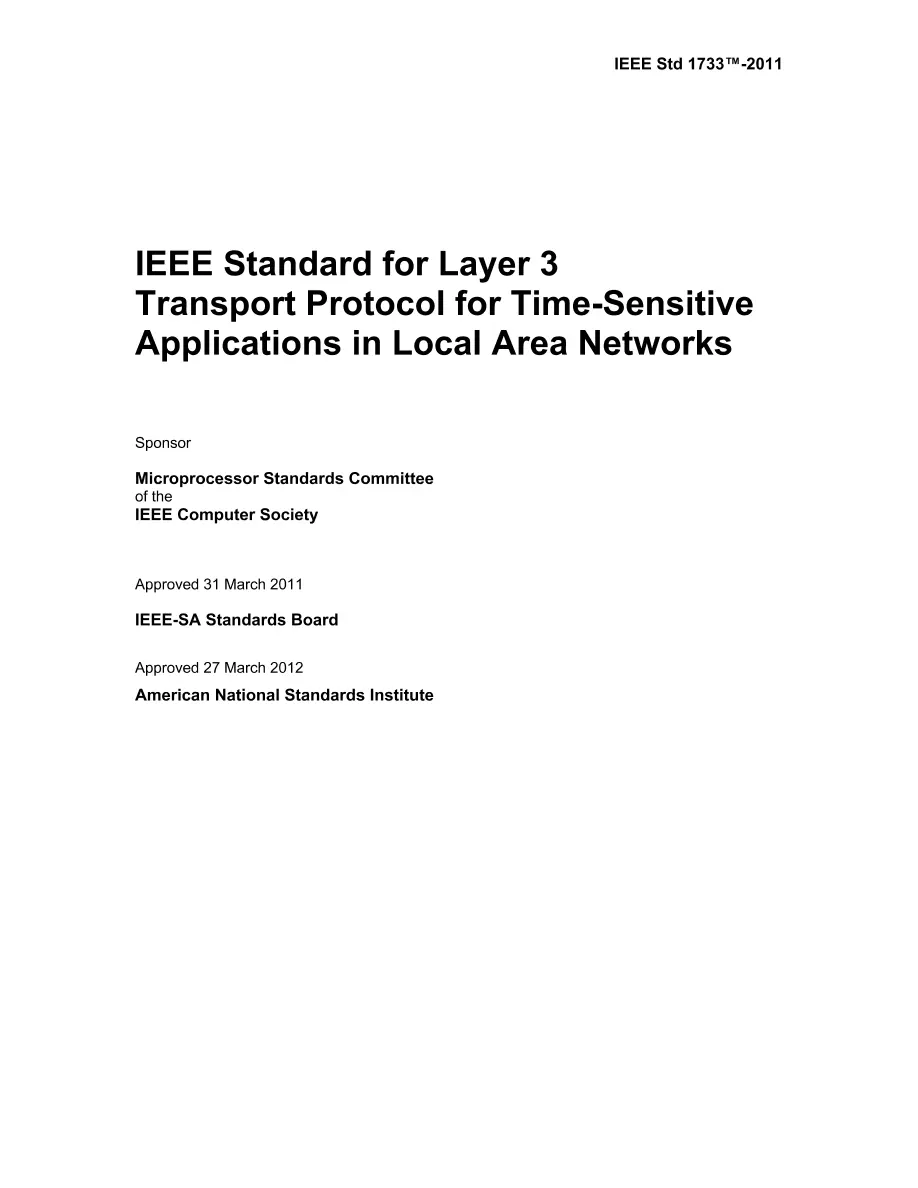 IEEE 1733-2011 pdf