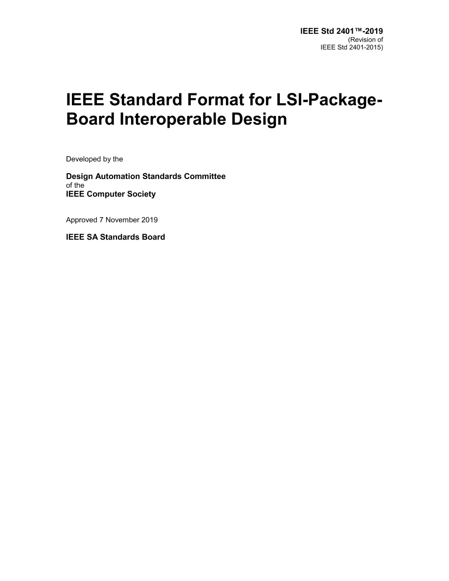 IEEE 2401-2019 pdf