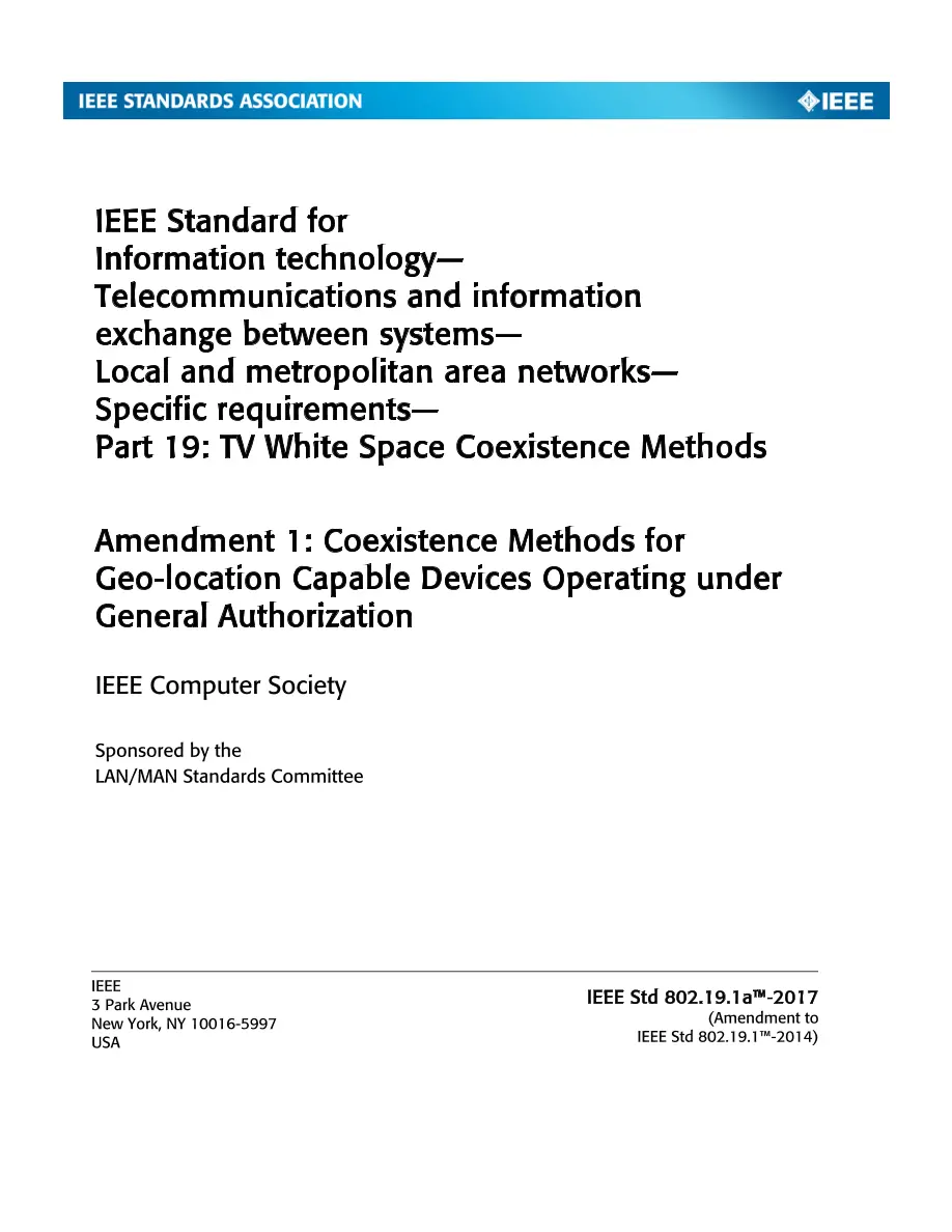 IEEE 802.19.1a-2017 pdf