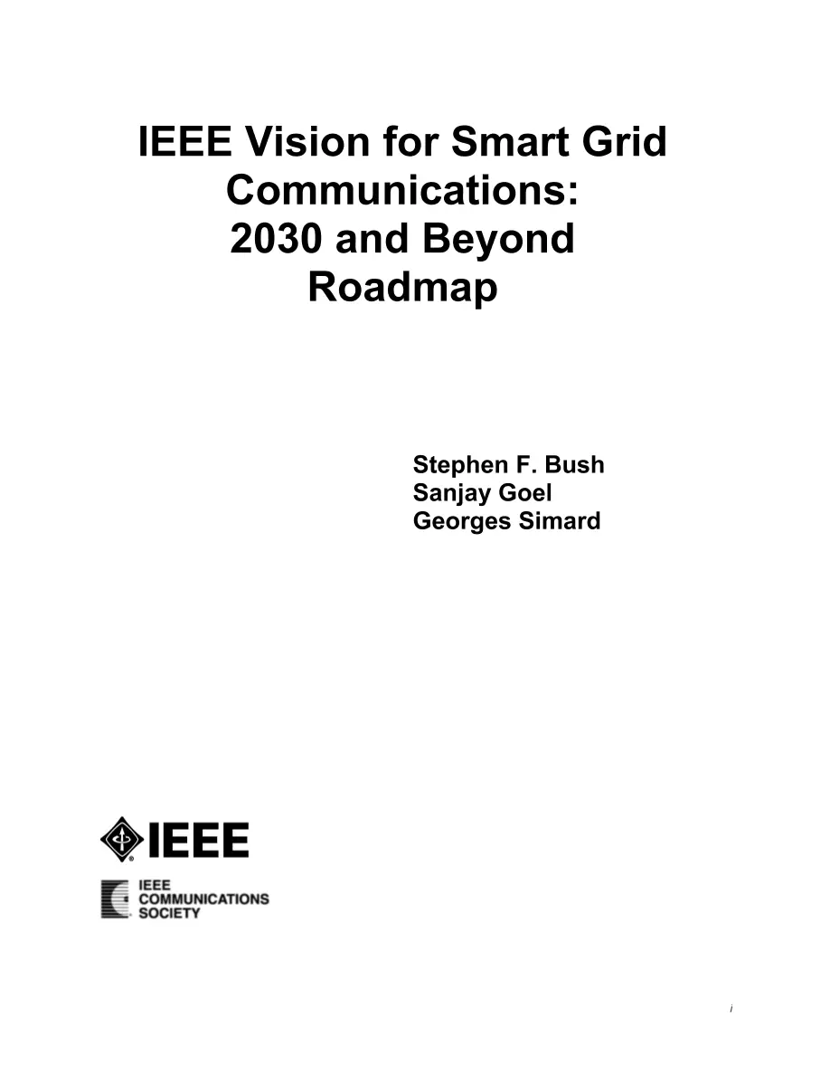 IEEE Smart Grid Research: Communications pdf