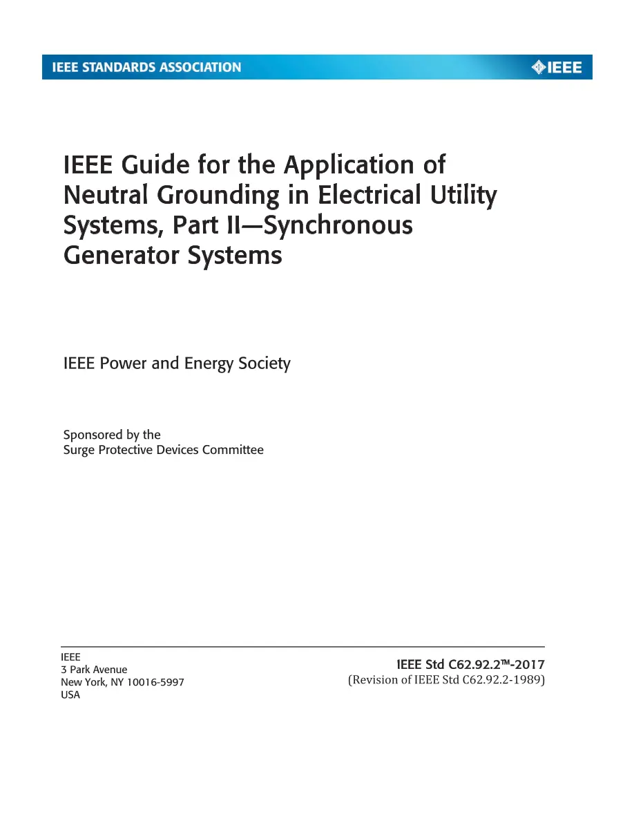 IEEE C62.92.2-2017 pdf