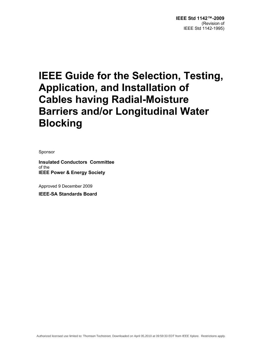 IEEE 1142-2009 pdf