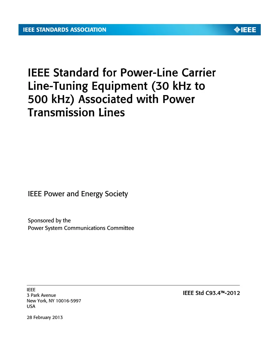 IEEE C93.4-2012 pdf