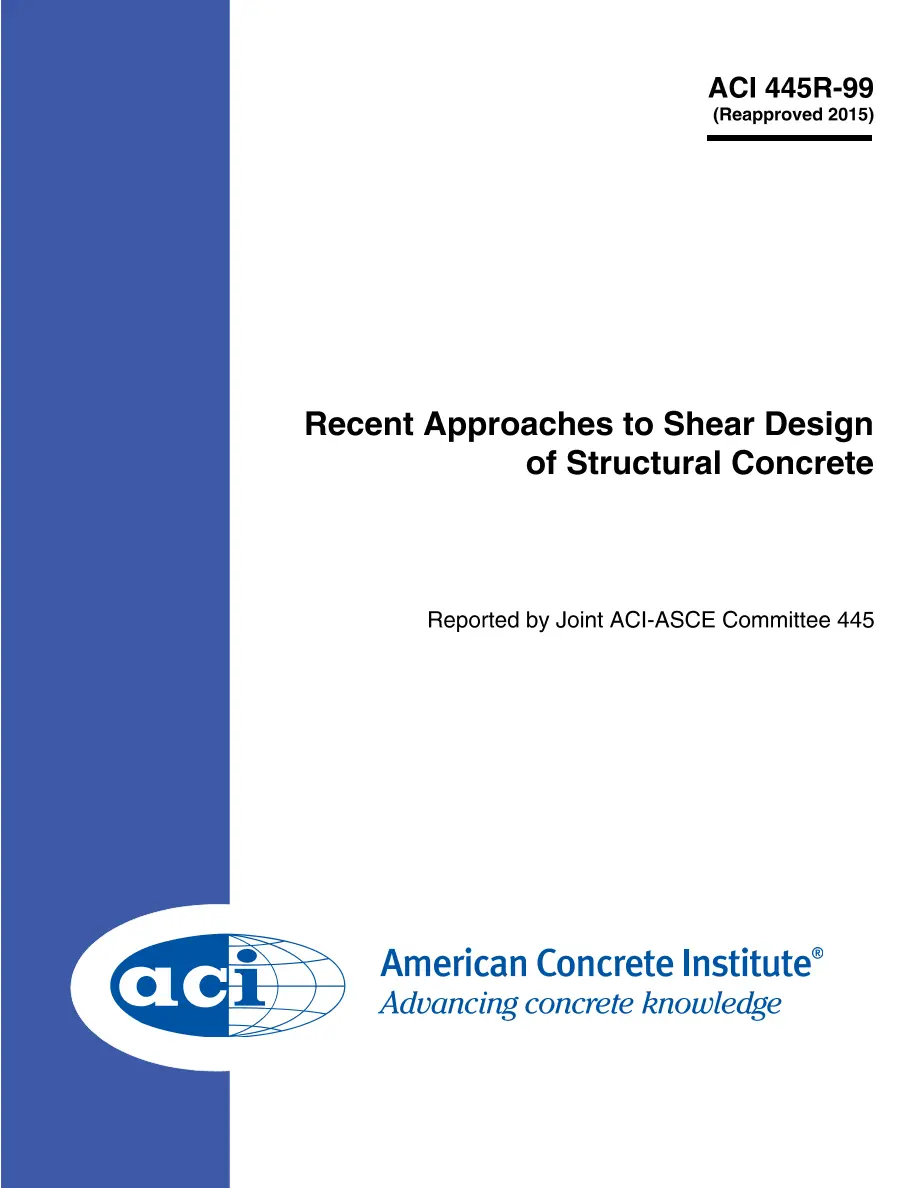 ACI 445R-99 (R2015) pdf