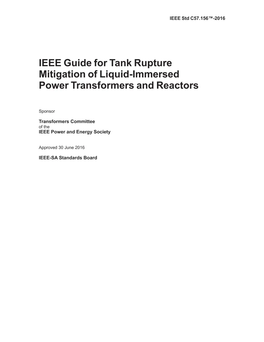 IEEE C57.156-2016 pdf