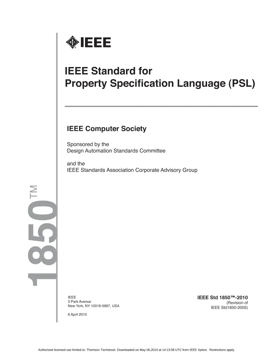 IEEE 1850-2010 pdf