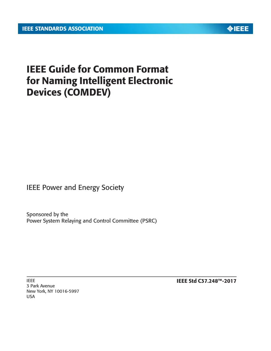 IEEE C37.248-2017 pdf