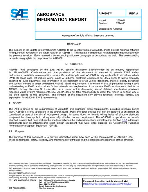 SAE AIR6808A pdf