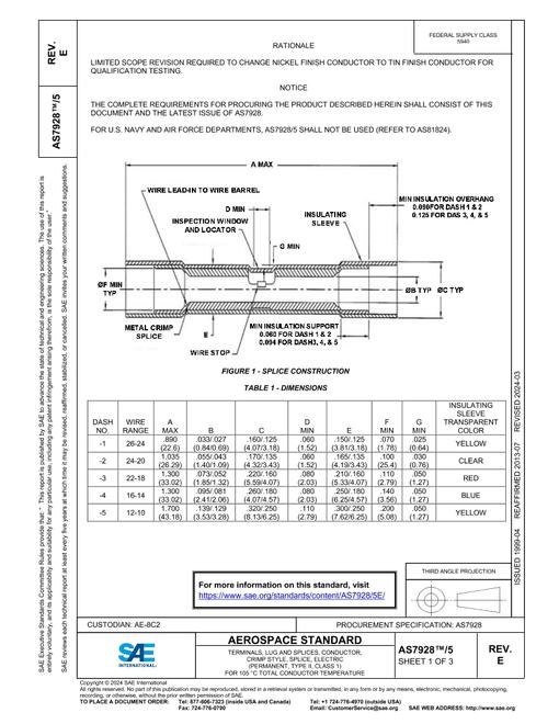 SAE AS7928/5E pdf