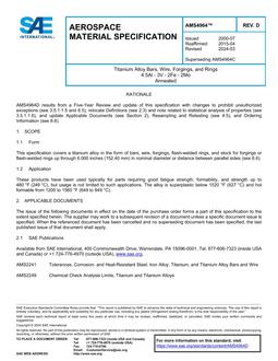 SAE AMS4964D pdf