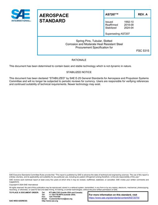 SAE AS7207A pdf