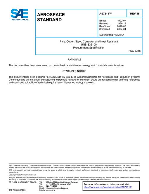 SAE AS7211B pdf