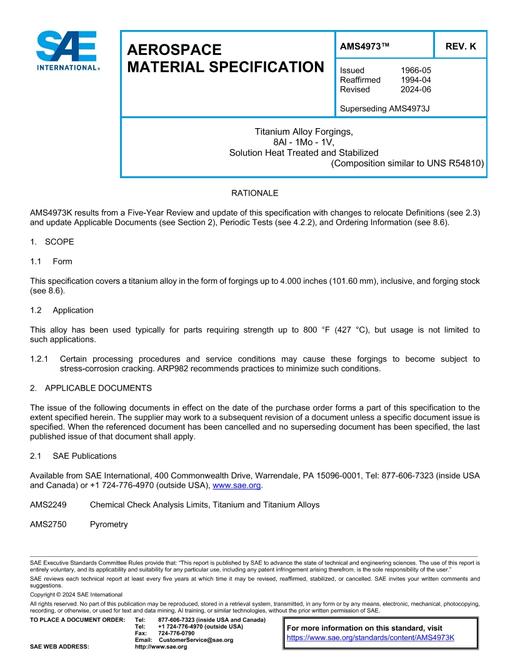 SAE AMS4973K pdf